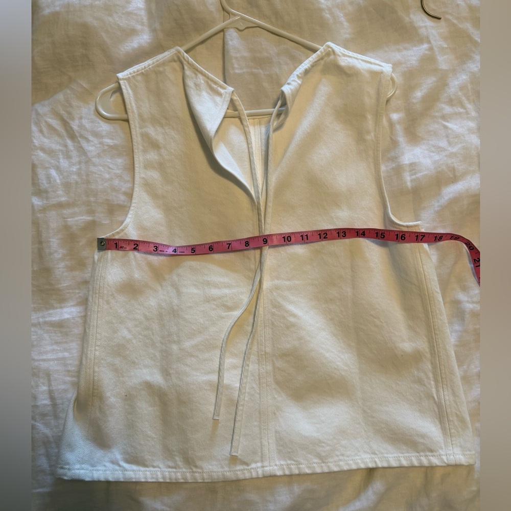 COS SLEEVELESS DENIM TOP - Picture 7 of 8